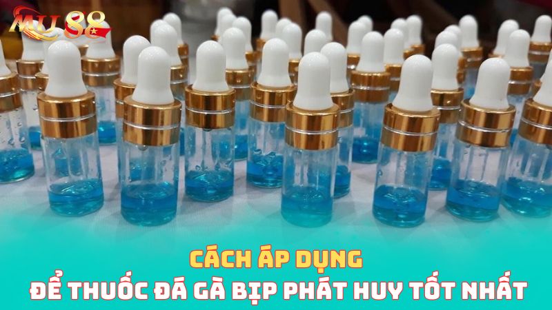 Cách áp dụng để thuốc phát huy tốt nhất