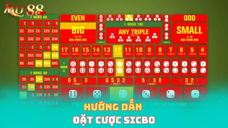 Hướng dẫn đặt cược tài xỉu